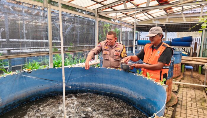 Bhabinkamtibmas Kelurahan Penggilingan Pantau Ketahanan Pangan Bergizi, Dukung Program Asta Cita