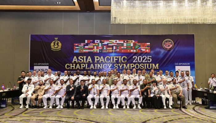 Wujudkan Perdamaian Dunia, TNI AL Gelar “Asia Pasific Chaplaincy Symposium” 2025 di Bogor