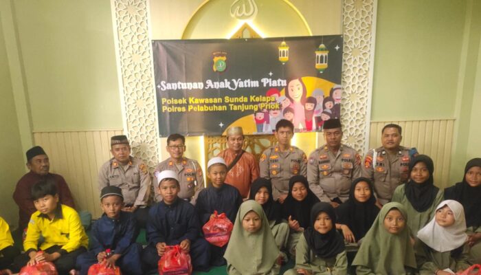 Kapolsek Kawasan Sunda Kelapa, Berbagi Kebahagian Dengan Anak Yatim Piatu