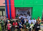 Tingkatkan Ketahanan Pangan, Satgas Yonif 323 Buaya Putih Kostrad Bagikan Bibit dan Alat pertanian Kecil