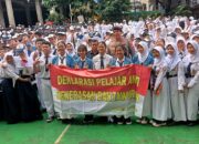 Ribuan Pelajar di Palmerah Deklarasikan Pelajar Anti Kekerasan dan Tawuran Serentak di 10 Sekolahan