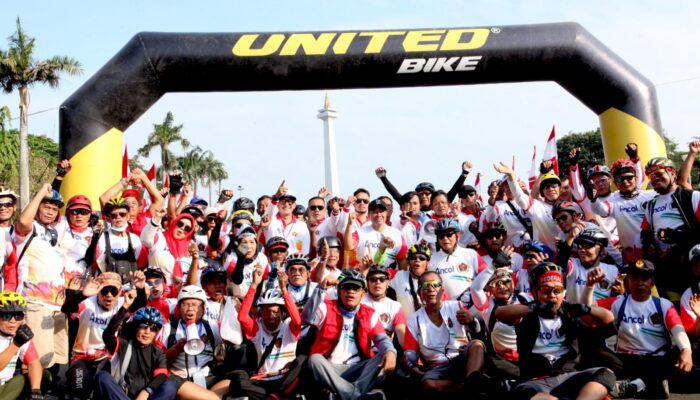 Fun Bike Siwo PWI Jaya Diikuti 1100 Peserta, dari Monas Memutari Ancol, Finis di Pasar Seni