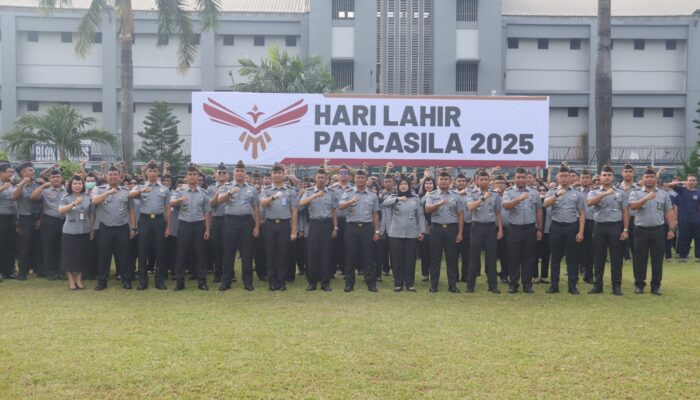 Lapas Cipinang Gelar Upacara Peringatan Hari Lahir Pancasila, Tegaskan Komitmen Pembinaan Berbasis Nilai-Nilai Kebangsaan