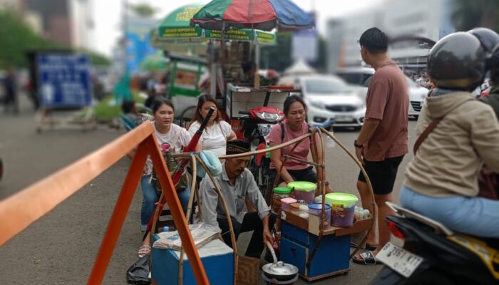 Puluhan PKL di Area Kawasan PRJ Resah, Seiring Terbitnya SP dari PPKK
