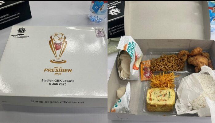 Nasi Kotak Nendia Primarasa Mencuri Perhatian di Piala Presiden 2025