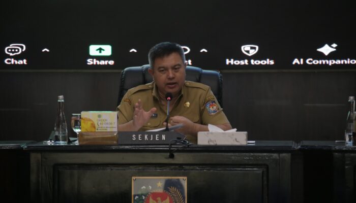 Rakor Inflasi Minggu IV Juli, Sekjen Kemendagri Minta Pemda dengan Inflasi Tinggi Segera Lakukan Pengendalian