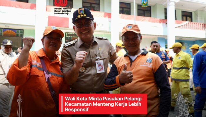 Wali Kota Minta Pasukan Pelangi Kecamatan Menteng Kerja Lebih Responsif