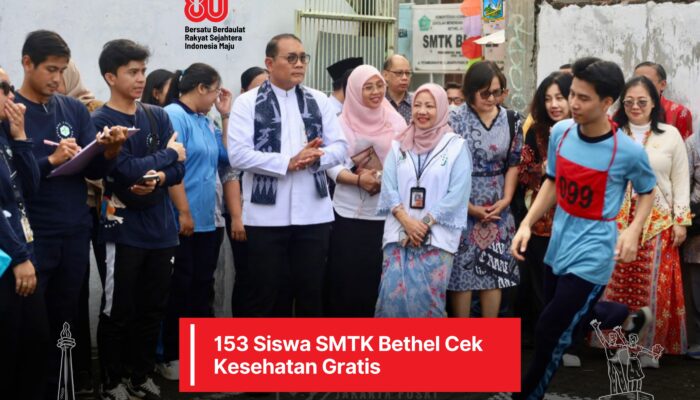 153 Siswa SMTK Bethel Cek Kesehatan Gratis