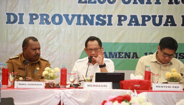 Tindak Lanjuti Perintah Presiden, Mendagri Tegaskan Dukungannya Terhadap Program Pembangunan 2.200 Rumah di Papua Pegunungan