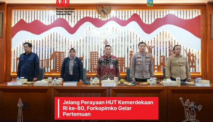 Jelang Perayaan HUT Kemerdekaan RI ke-80, Forkopimko Gelar Pertemuan