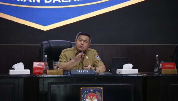 Sekjen Kemendagri Imbau Pemda Bantu Optimalkan Penyaluran Beras SPHP untuk Kendalikan Harga