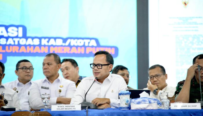 Wamendagri Bima Ingatkan Kepala Daerah Aktifkan Satgas Kopdeskel Merah Putih