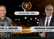 Selamat.. Akhmad Munir Nahkodai Ketum PWI Pusat dan Atal S. Depari Sebagai Dewan Kehormatan PWI Pusat 2025-2030