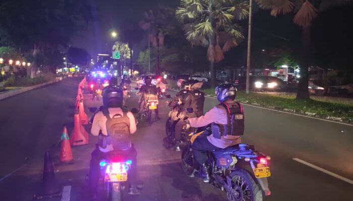 Polres Metro Jakarta Pusat Gelar Patroli Skala Besar, Cegah Kejahatan Jalanan dan Beri Rasa Aman Warga