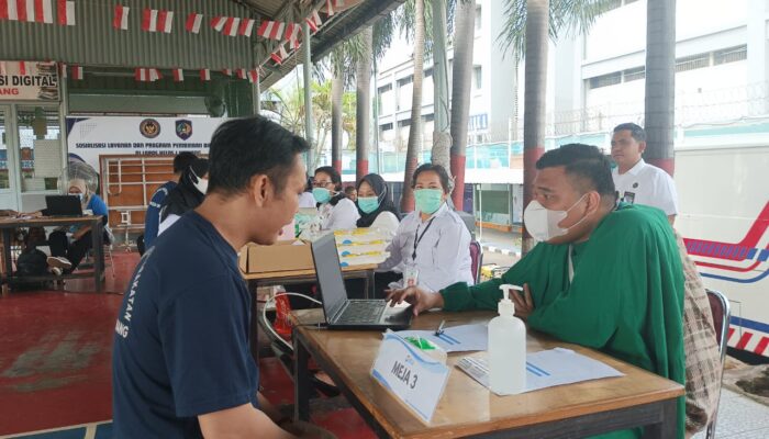 Cegah Penyakit Menular, Lapas Cipinang Gelar Skrining TBC Massal