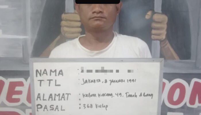 Polsek Metro Tanah Abang Tangkap Pelaku Pungli Viral di Media Sosial, Urine Positif Narkoba