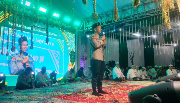 Kapolsek Senen Hadiri Maulid Nabi Muhammad SAW, Tekankan Peran Tokoh Agama Jaga Kamtibmas