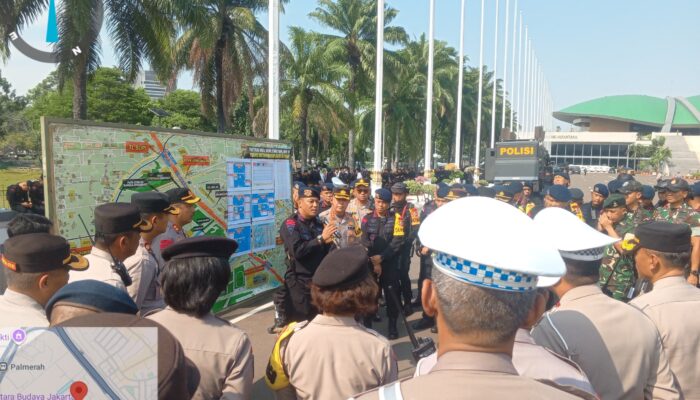 Pengamanan Pelayanan AKSI UNRAS di Gedung DPR/MPR RI