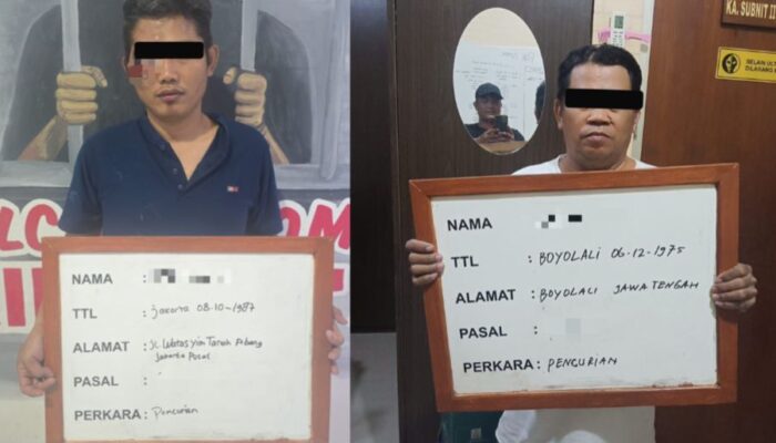 Polsek Metro Tanah Abang Bekuk Pelaku Curanmor dan Penadah, Motor Curian Diamankan!