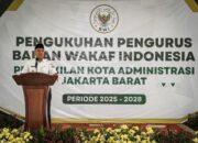 Pengukuhan Pengurus Badan Wakaf Indonesia Jakarta Barat 2025-2028