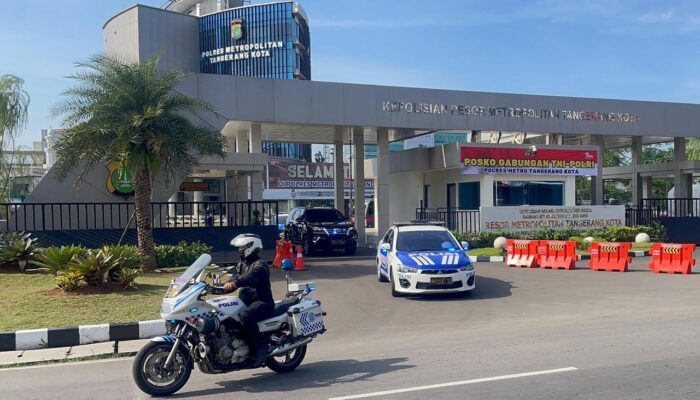 Polrestro Tangerang Kota Bersama TNI dan Mitra Kamtibmas Gelar Patroli Skala Besar