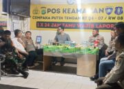 Jaga Jakarta, Kapolres Metro Jakarta Pusat Tinjau Pos Kamling di Cempaka Putih