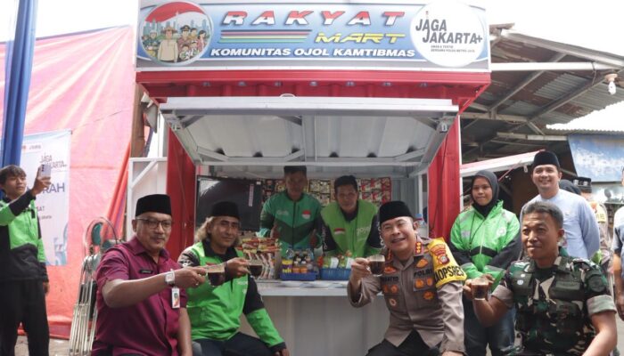 Kapolres Metro Jakarta Pusat Resmikan Gerai Rakyat Mart: “Ojol Adalah Teman Kami di Jalan, Mari Kita Jaga Jakarta Sama-sama”