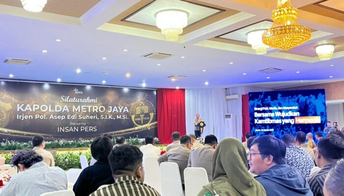 Polres Metro Jakarta Pusat Hadiri Silaturahmi Kapolda Metro Jaya Bersama Insan Pers, Perkuat Sinergi Menuju Polri yang Humanis