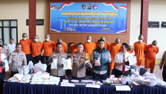 Polsek Sawah Besar Bongkar Pabrik Ekstasi Rumahan di Kedoya, 80 Ribu Butir Gagal Edar