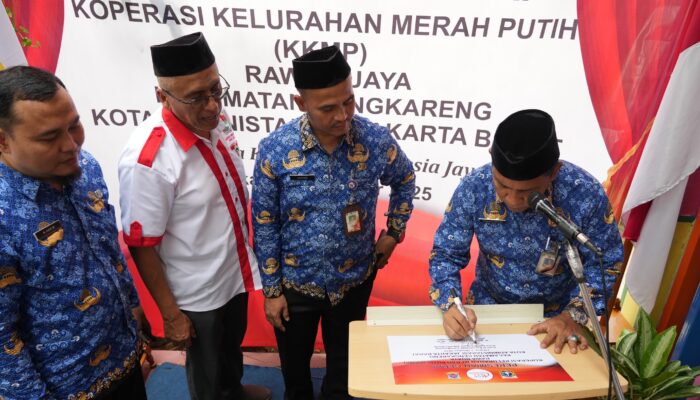 Gerai Koperasi Kelurahan Merah Putih Rawa Buaya Resmi Beroperasi