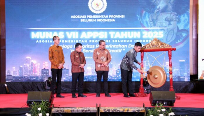 Buka Munas VII APPSI Tahun 2025, Wamendagri Wiyagus: Jaga Integritas Pemerintahan Daerah
