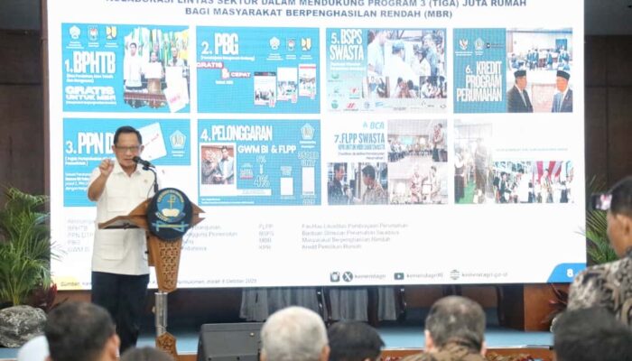 Mendagri Ajak Perguruan Tinggi Dukung Program Tiga Juta Rumah