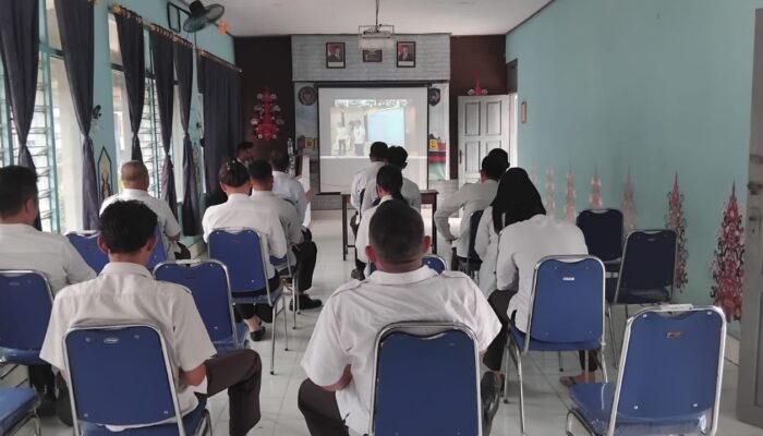 Rutan Buntok Ikuti MoU Secara Virtual Bersama Ditjen PAS Komitmen Pemberantasan Narkoba, HP Ilegal, Pungli, dan Barang Terlarang