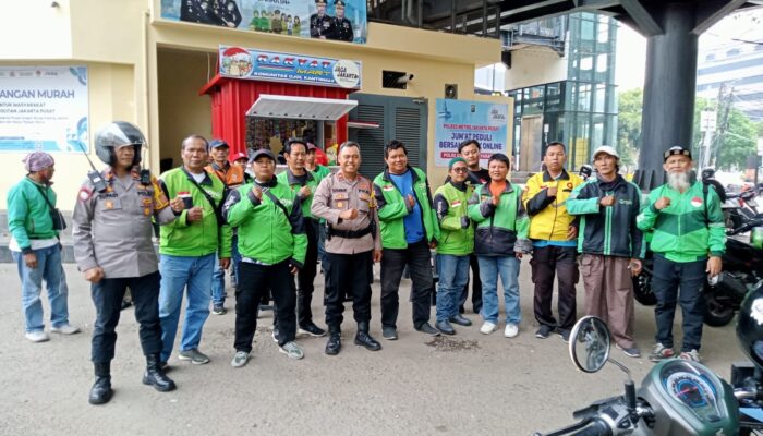 Kapolres Metro Jakpus Apresiasi Gerai Rakyat Mart Komunitas Ojol: Wujud Sinergi Jaga Kamtibmas