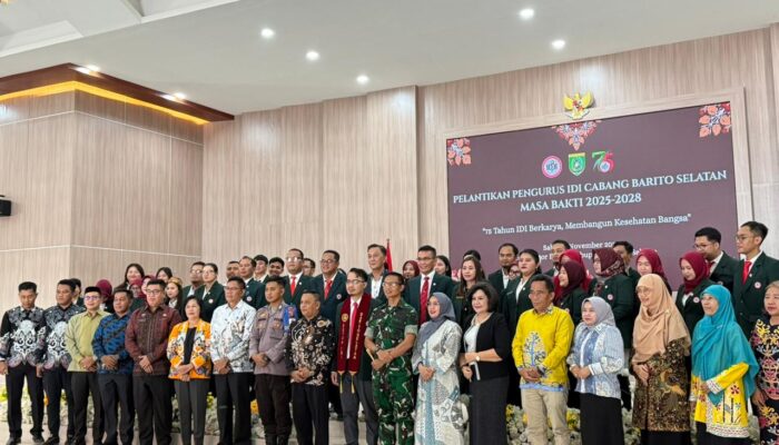 Ka.Rutan Hadiri Pelantikan Pengurus IDI Cabang Barito Selatan Periode 2025–2028