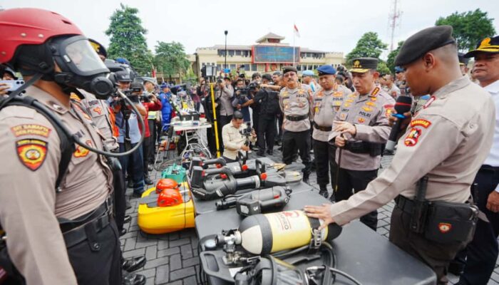 Pimpin Apel Tanggap Darurat Bencana, Kapolri: Beri Rasa Aman ke Masyarakat