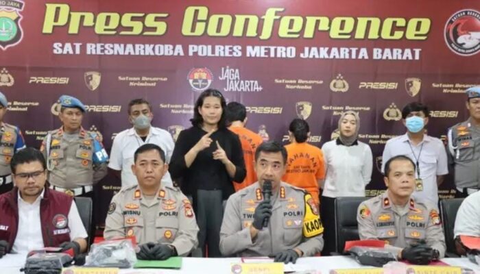 Suami Istri Kurir Narkoba Di Ringkus Polisek Kalideres