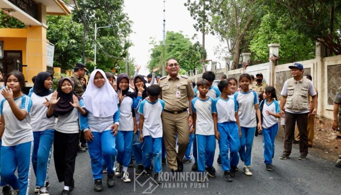 Jalan Karet Pasar Baru Barat Rampung Diaspal
