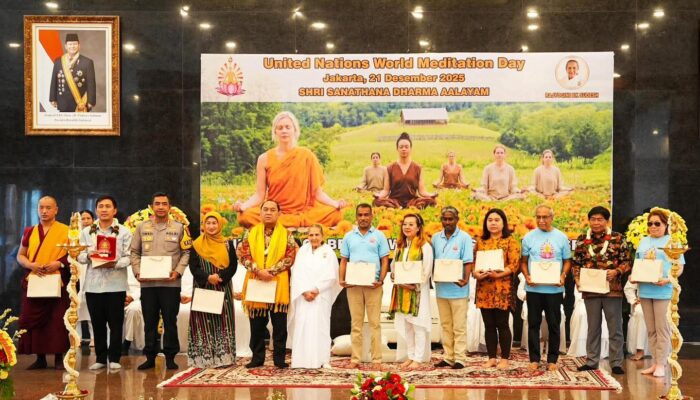 Sekda DKI Jakarta Uus Kuswanto Apresiasikan World Meditation Day 2025, Yang Di Gelar Di Kuil Murugan Kalideres