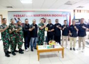Kunjungi PWI Jaya, Kapendam Jaya ajak pers menghadirkan informasi konstruktif