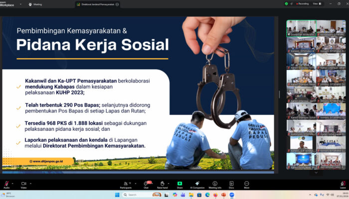 Rutan Kelas IIB Buntok Ikuti Zoom Penguatan Langkah Strategis Transisi Perubahan Hukum KUHP 2023 dan KUHAP 2025
