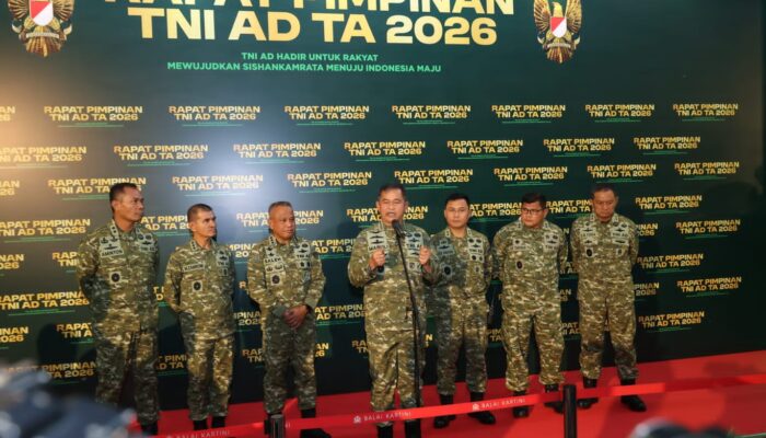 Rapim TNI AD 2026 Fokuskan Penguatan Program Pemerintah dan Sinergi Nasional