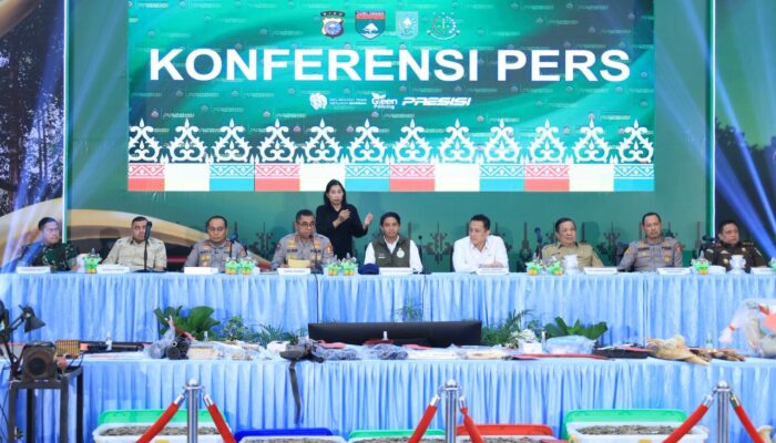 Polda Riau Bekuk 15 Tersangka Jaringan Perburuan Gajah Sumatera Lintas Provinsi