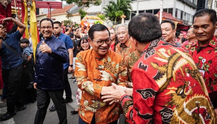Perayaan Cap Go Meh 2026 di Pancoran Meriah, Pramono Rangkul Para Mantan Gubernur
