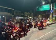 Patroli Brimob Metro Jaya Sisir Bassura-BKT Saat Sahur Terakhir Ramadan