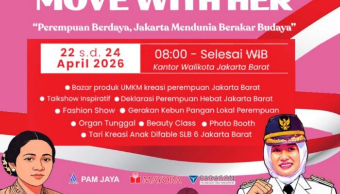 Kartini Re:Power, Jakarta Barat Gaungkan Perempuan Berdaya Lewat “Move With Her”
