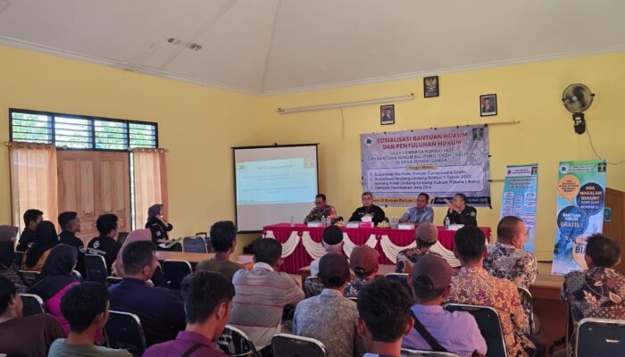 ‎LKBH Belitung Melaksanakan Kegiatan Penyuluhan Hukum Di Desa Sungai Samak