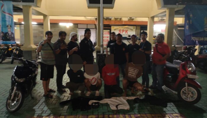 Begal Motor Bersenjata Celurit di Sawah Besar Tumbang, 4 Pelaku Diciduk