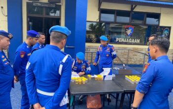 Jaga Profesionalisme, Ditpolairud Polda Babel Gelar Gaktibplin dan Tes Urine Personel