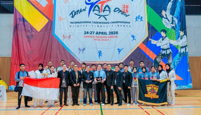 Polri Mendunia! Tim Taekwondo Garbha Presisi Sabet Gelar Juara Umum di Jepang